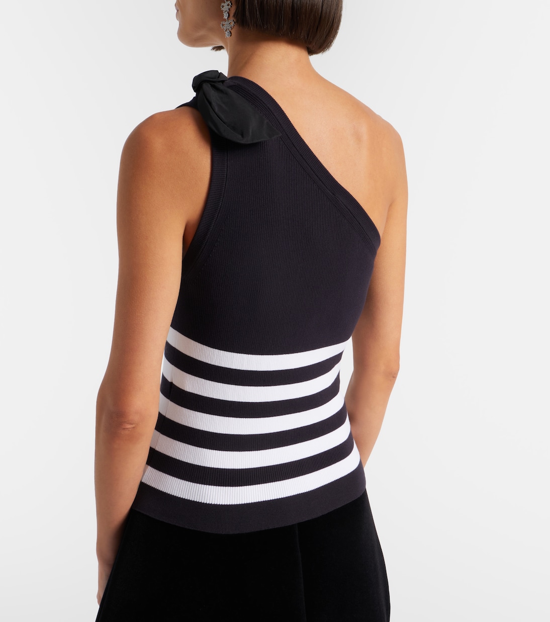 One-Shoulder-Top aus einem Baumwollgemisch | Patou