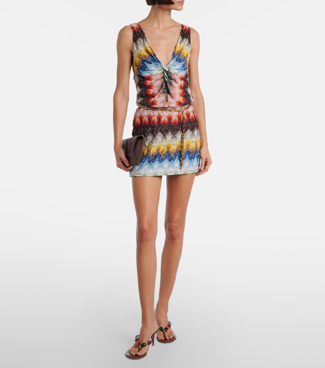 Lamé miniskirt | Missoni