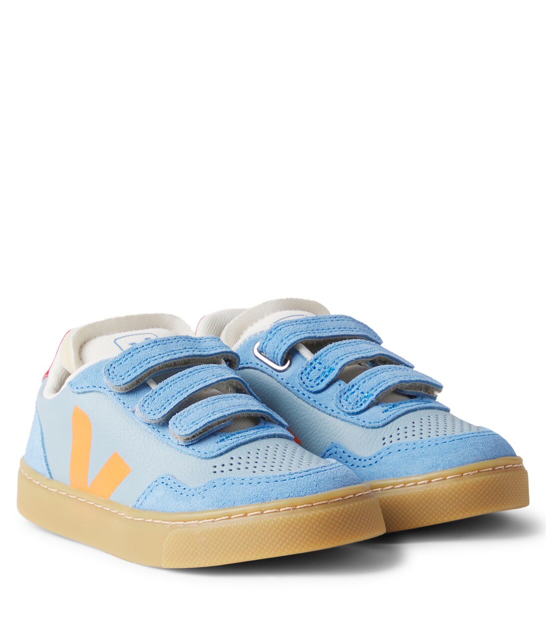 Baskets V-90 en cuir et daim | Veja Kids