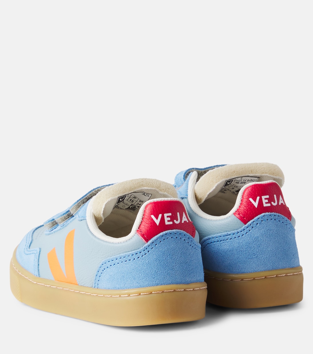 Baskets V-90 en cuir et daim | Veja Kids