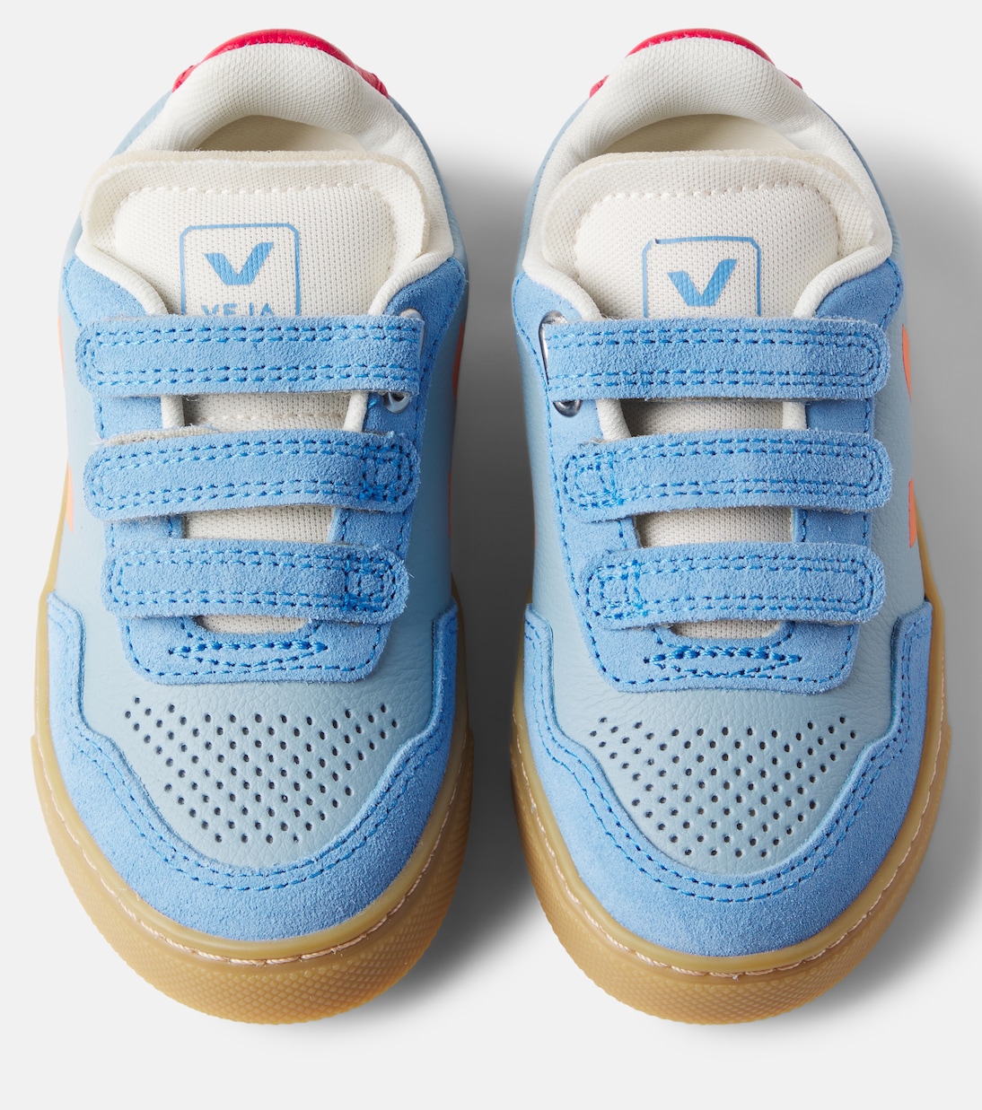 Baskets V-90 en cuir et daim | Veja Kids