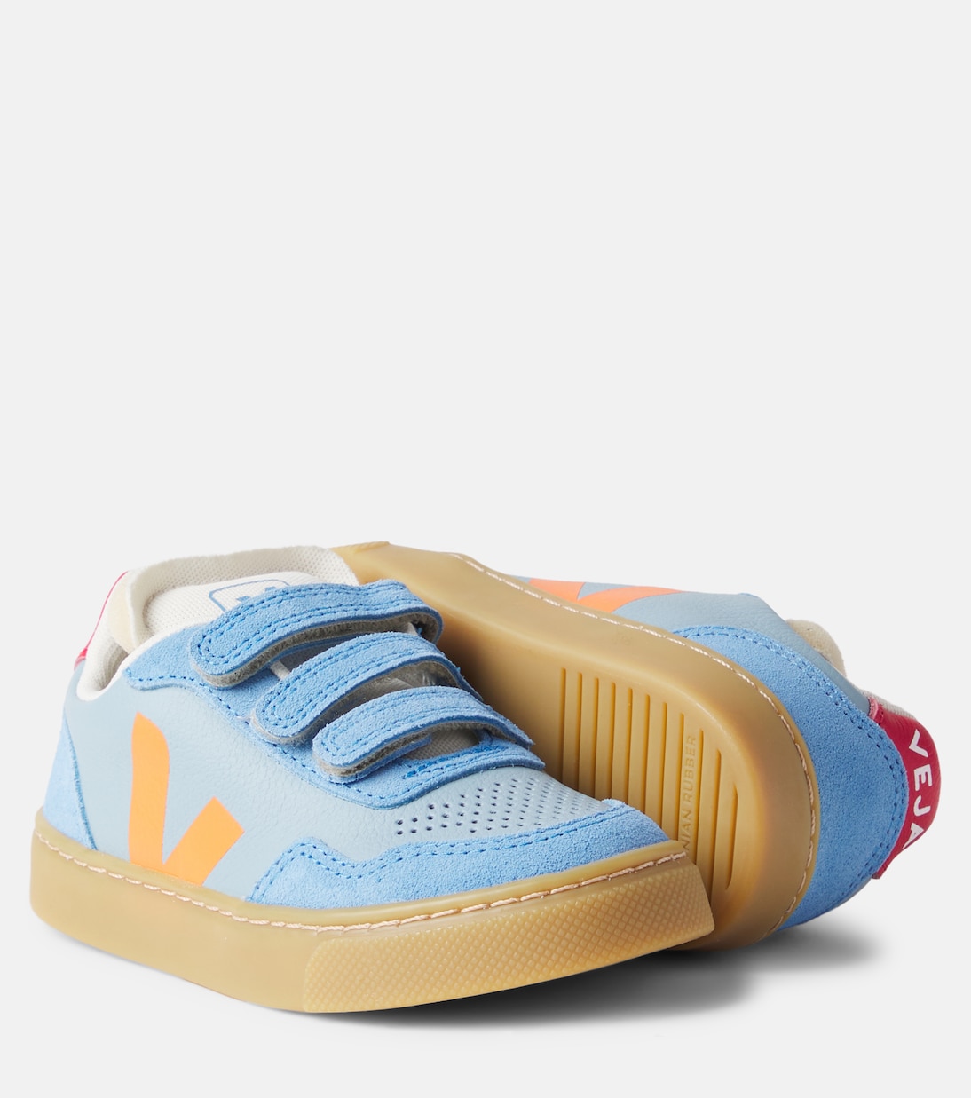 Baskets V-90 en cuir et daim | Veja Kids