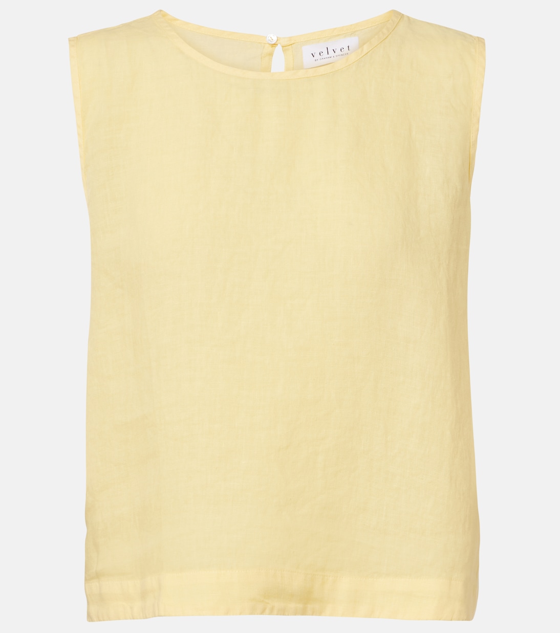 Top Maxine aus Leinen | Velvet