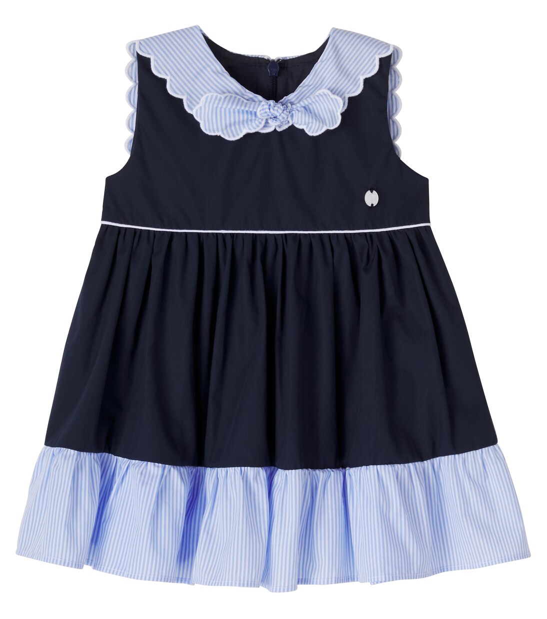 Baby striped cotton dress | Patachou