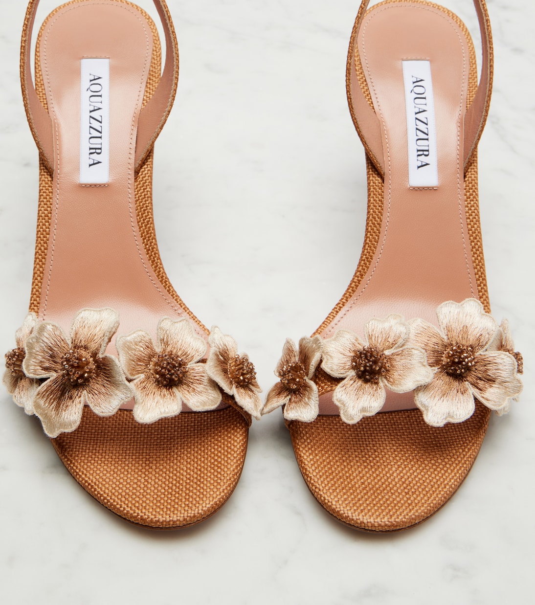 Verzierte Slingback-Sandalen Passionflower | Aquazzura