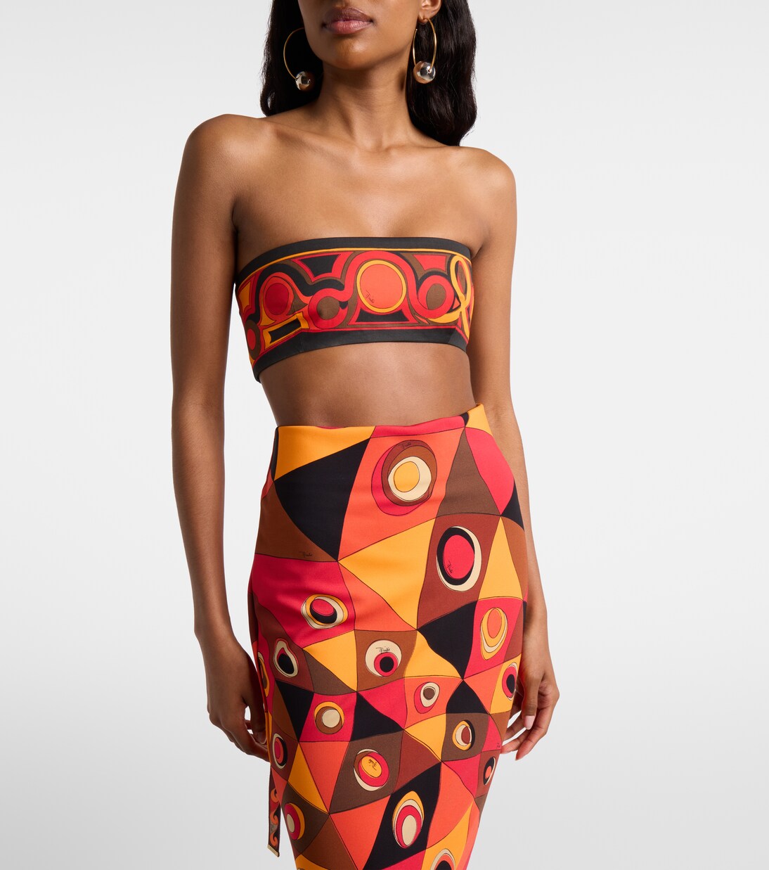 Bandeau-Top Manuba aus Baumwolle | Pucci