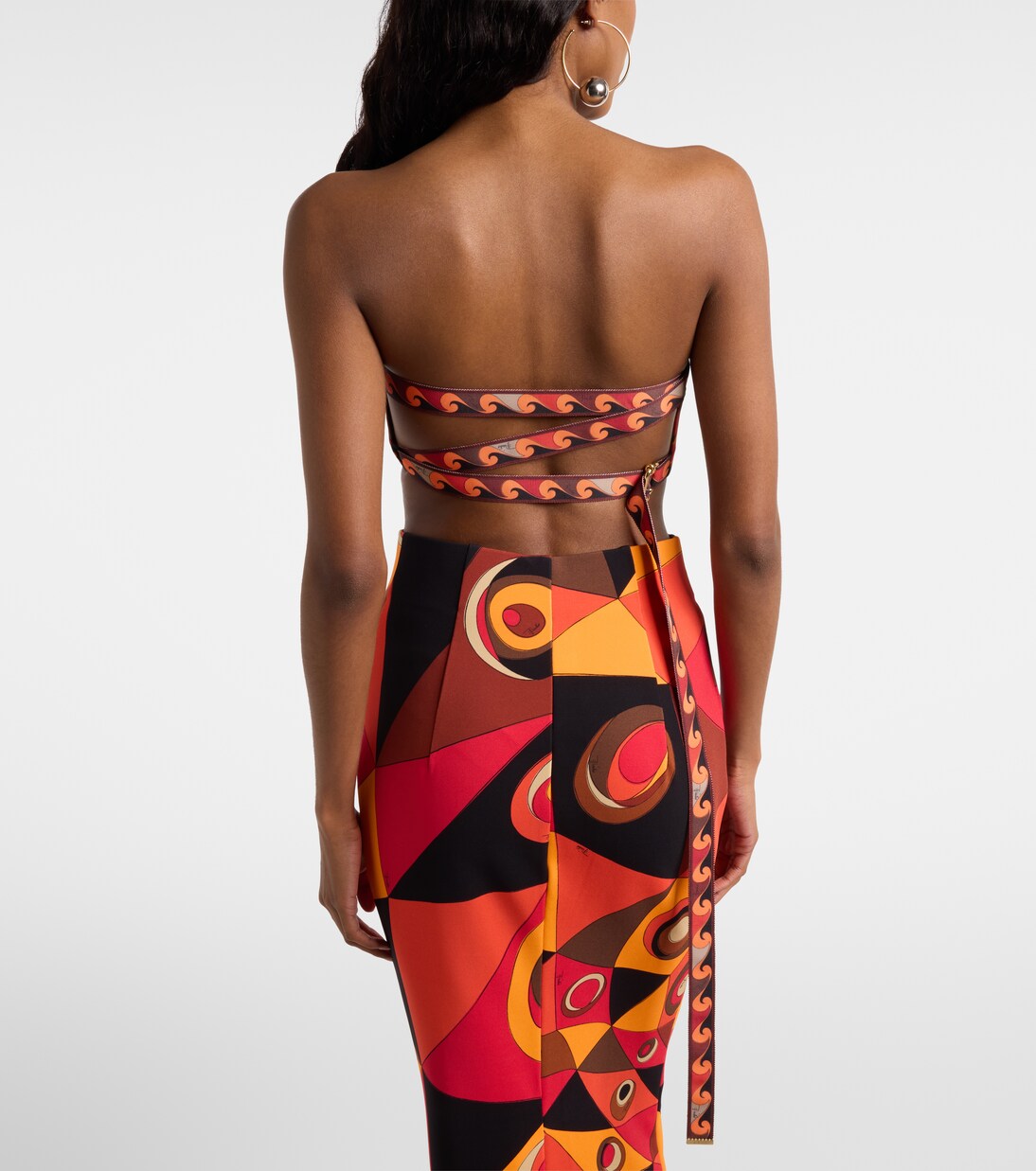 Bandeau-Top Manuba aus Baumwolle | Pucci