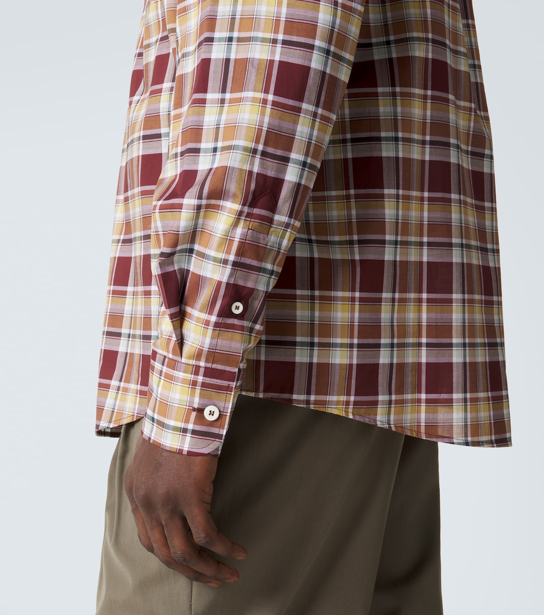 Plaid cotton shirt | Prada