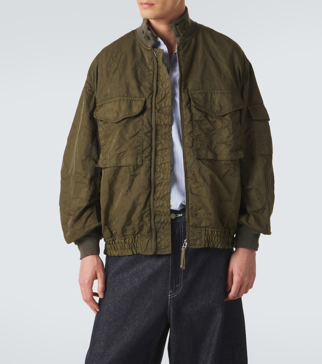 Chaqueta bomber con cremallera | Comme des Garçons Homme