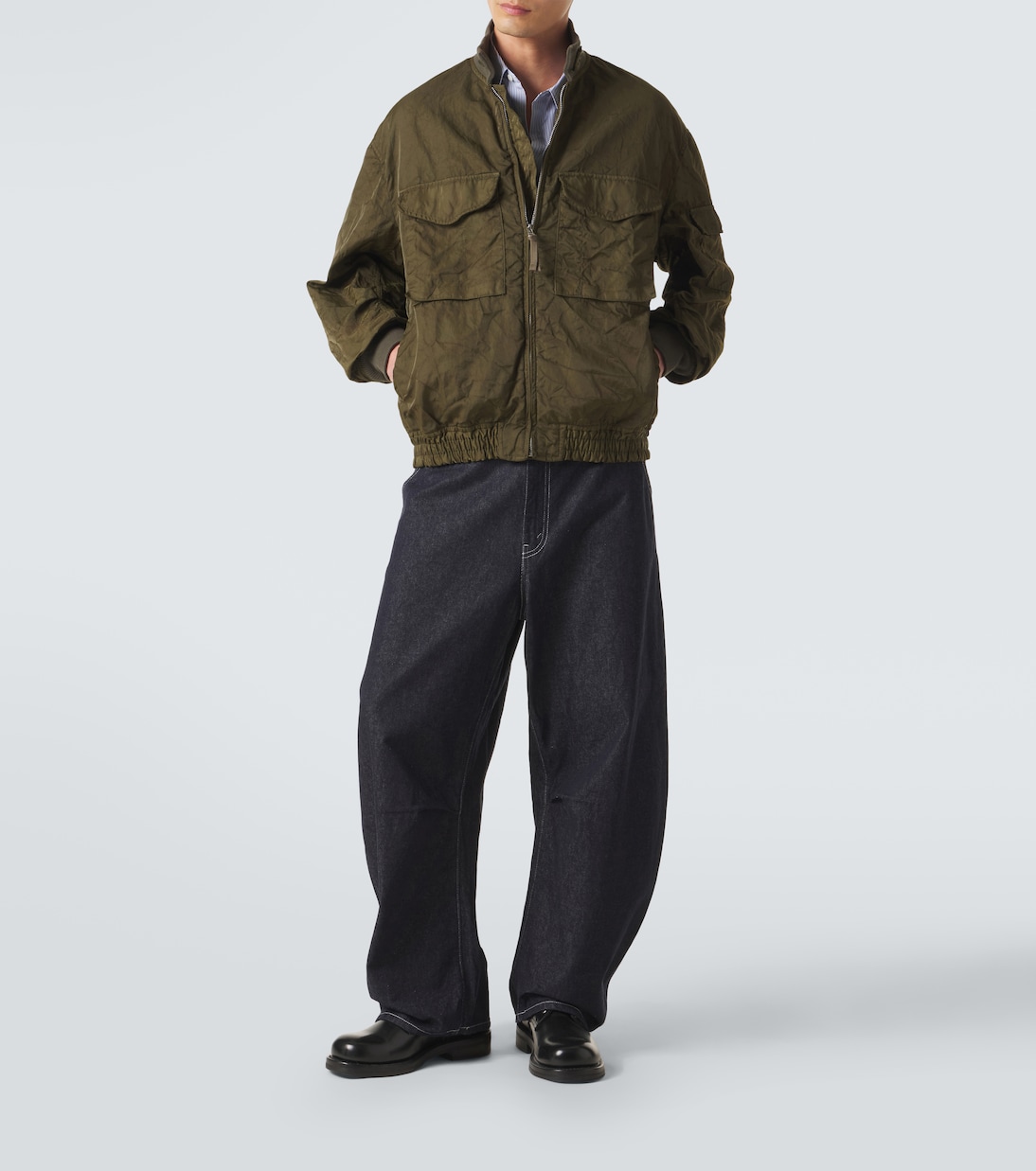 Chaqueta bomber con cremallera | Comme des Garçons Homme