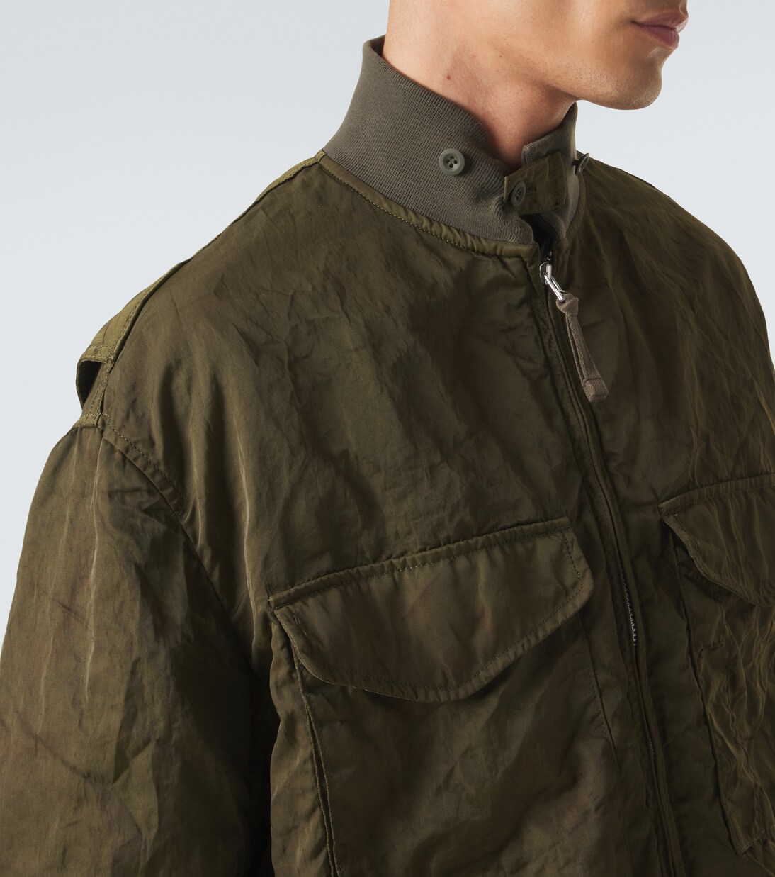 Chaqueta bomber con cremallera | Comme des Garçons Homme