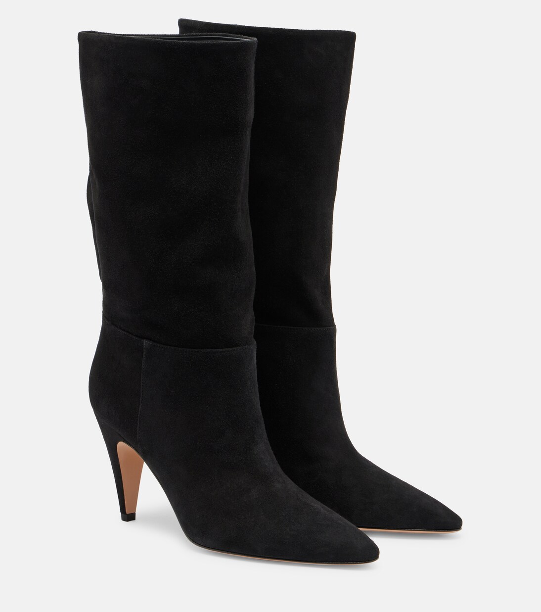 Elise suede mid-calf boots | Gianvito Rossi