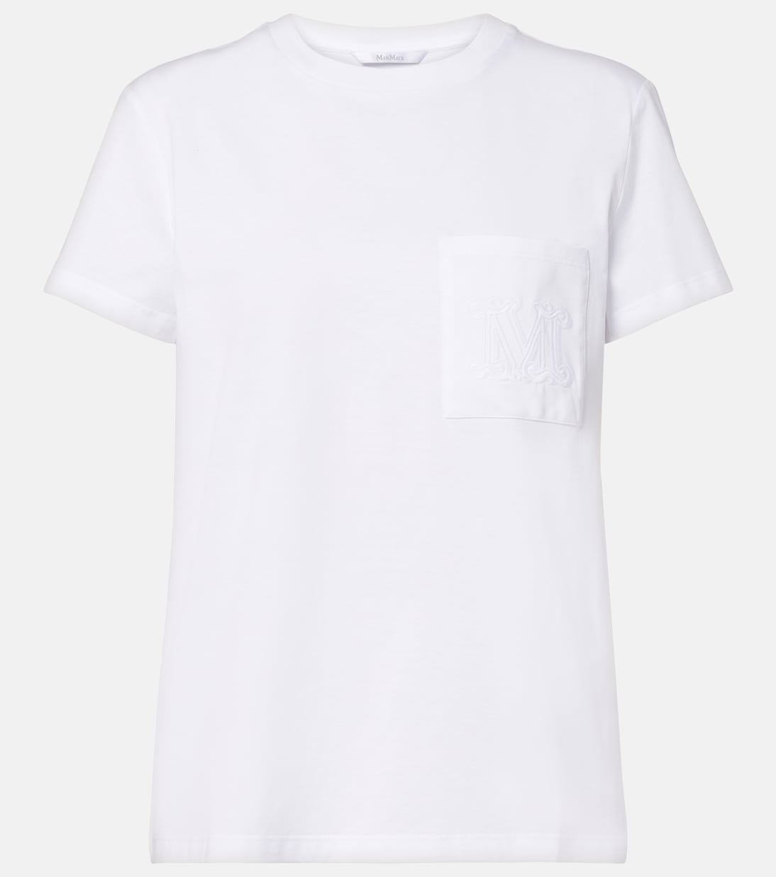 T-shirt Monogram en coton | Max Mara