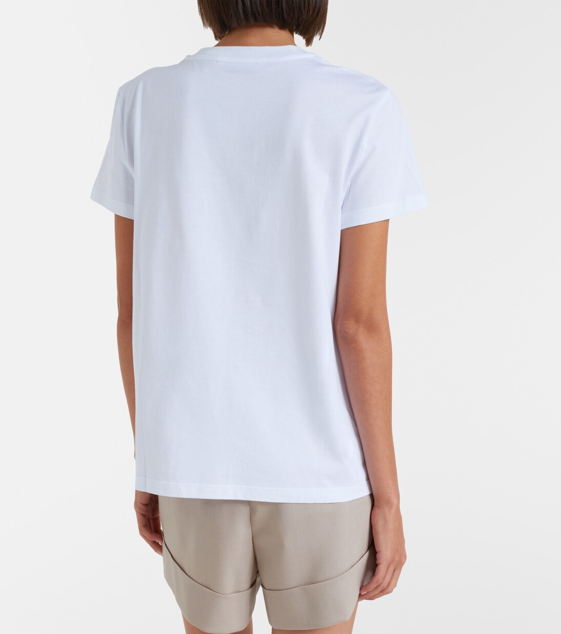 T-shirt Monogram en coton | Max Mara