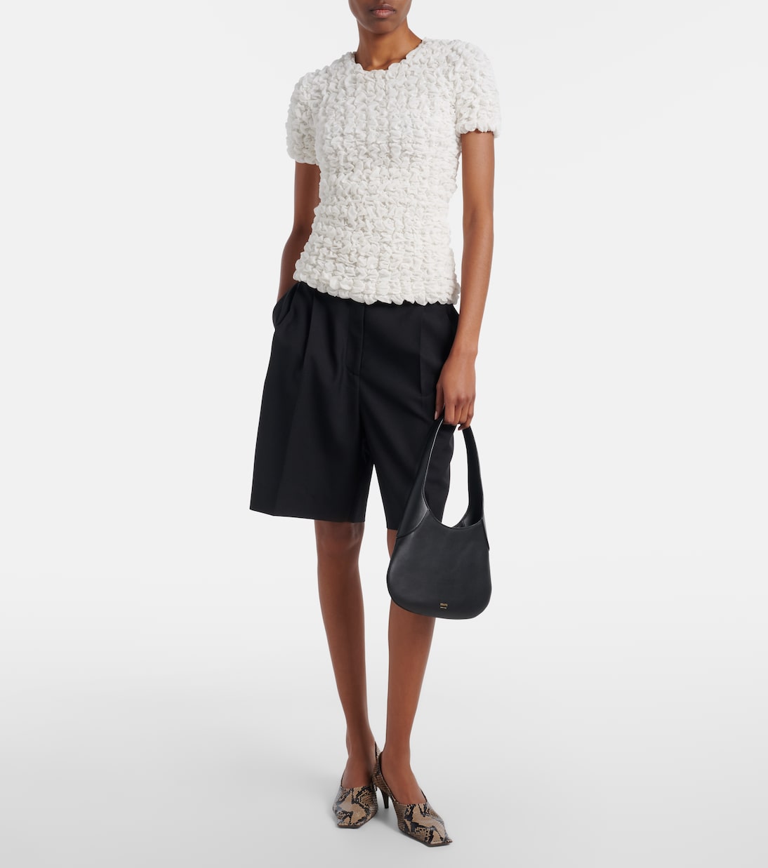 Bolso al hombro Joan Small de piel | Khaite