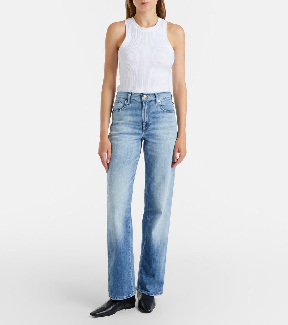 Stovepipe straight jeans | 7 For All Mankind