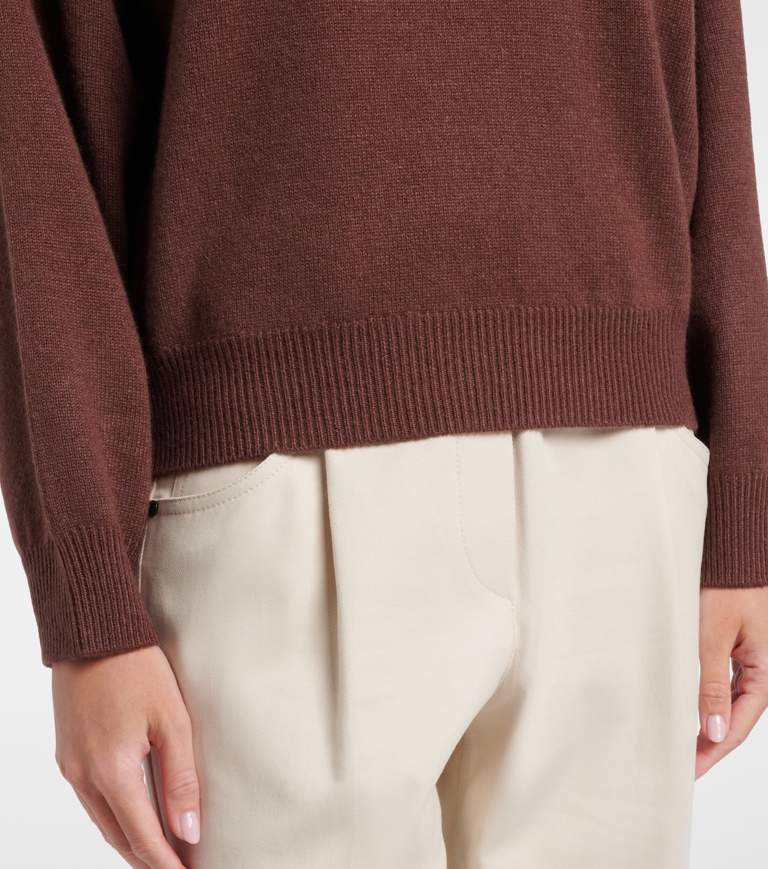 Monili cashmere turtleneck sweater | Brunello Cucinelli