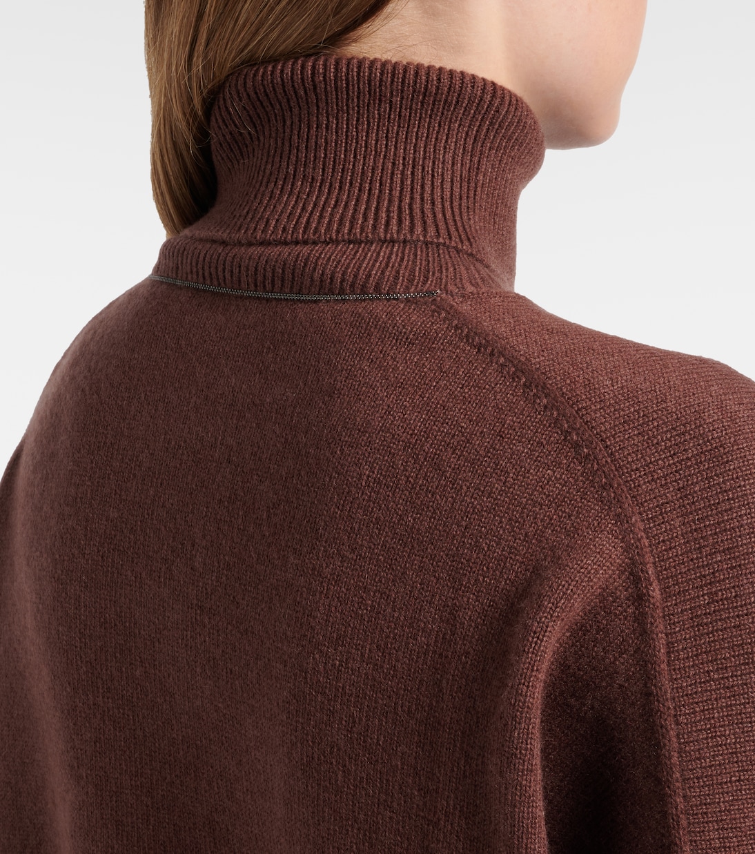 Monili cashmere turtleneck sweater | Brunello Cucinelli