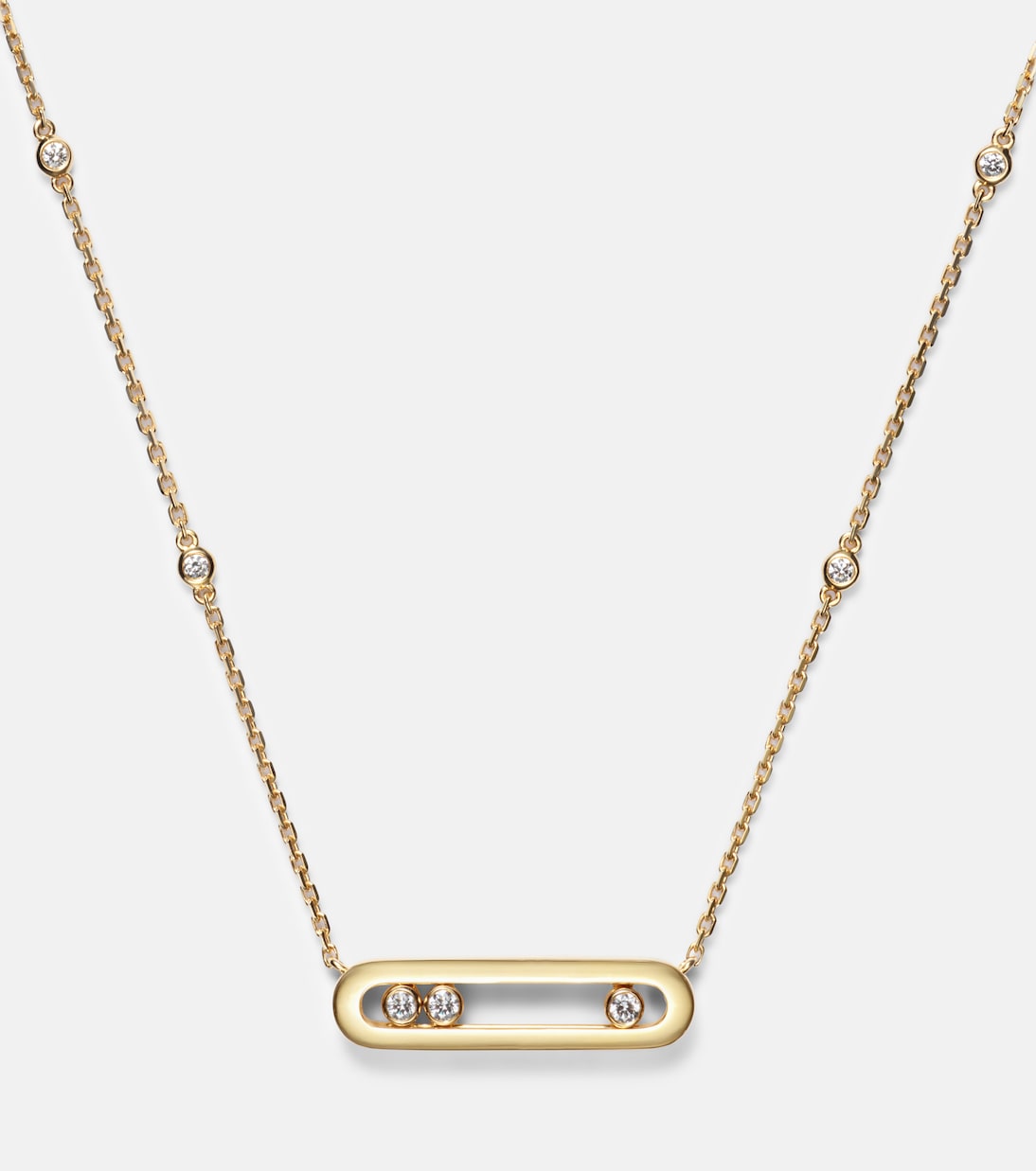 Collar Baby Move de oro de 18 ct con diamantes | Messika