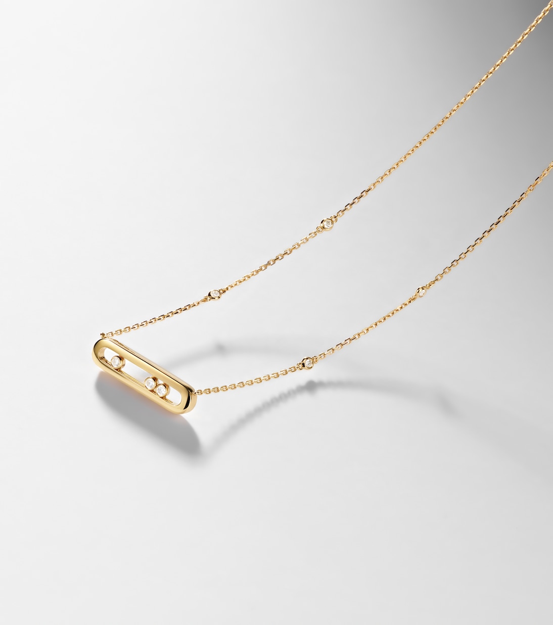 Collar Baby Move de oro de 18 ct con diamantes | Messika