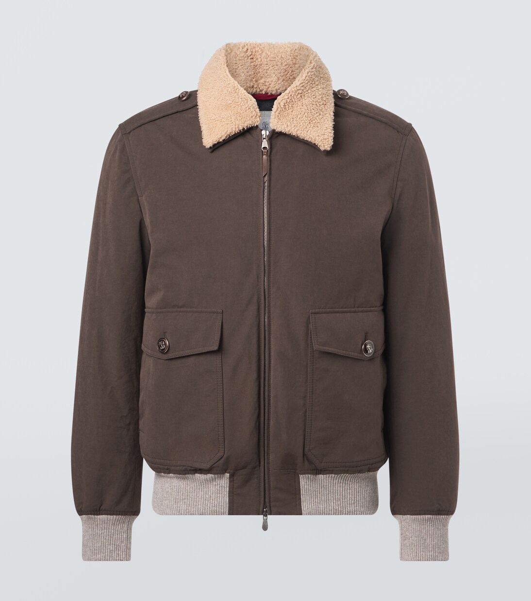 Chaqueta con borrego | Brunello Cucinelli