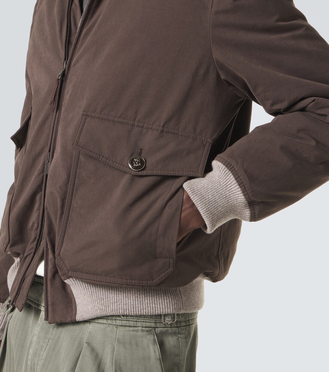 Chaqueta con borrego | Brunello Cucinelli