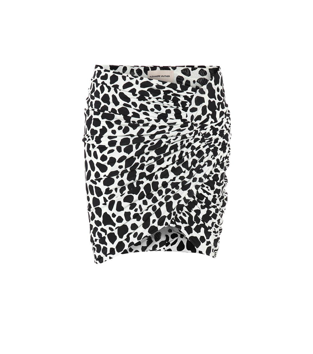Animal-print stretch-jersey miniskirt | Alexandre Vauthier
