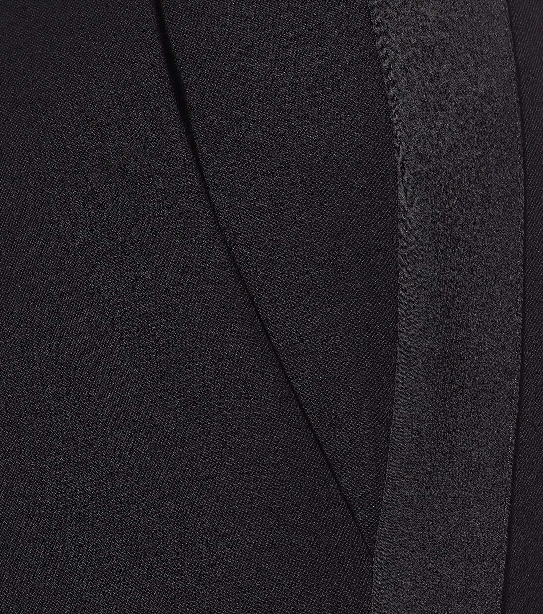 Pantalon droit en satin de laine | Balmain