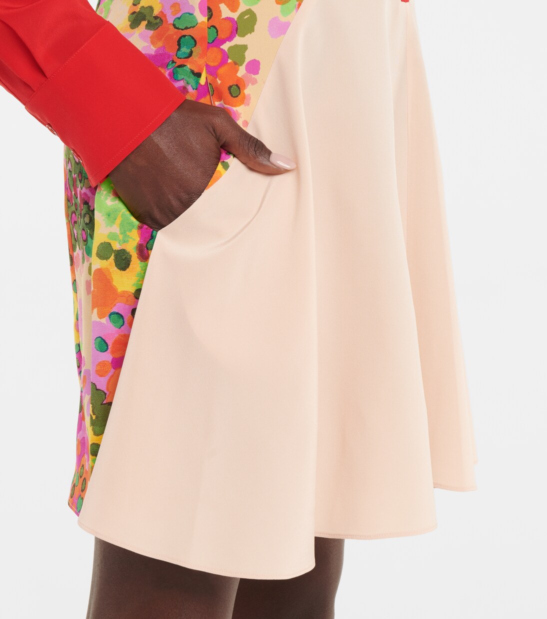 Robe imprimée en soie | Stella McCartney