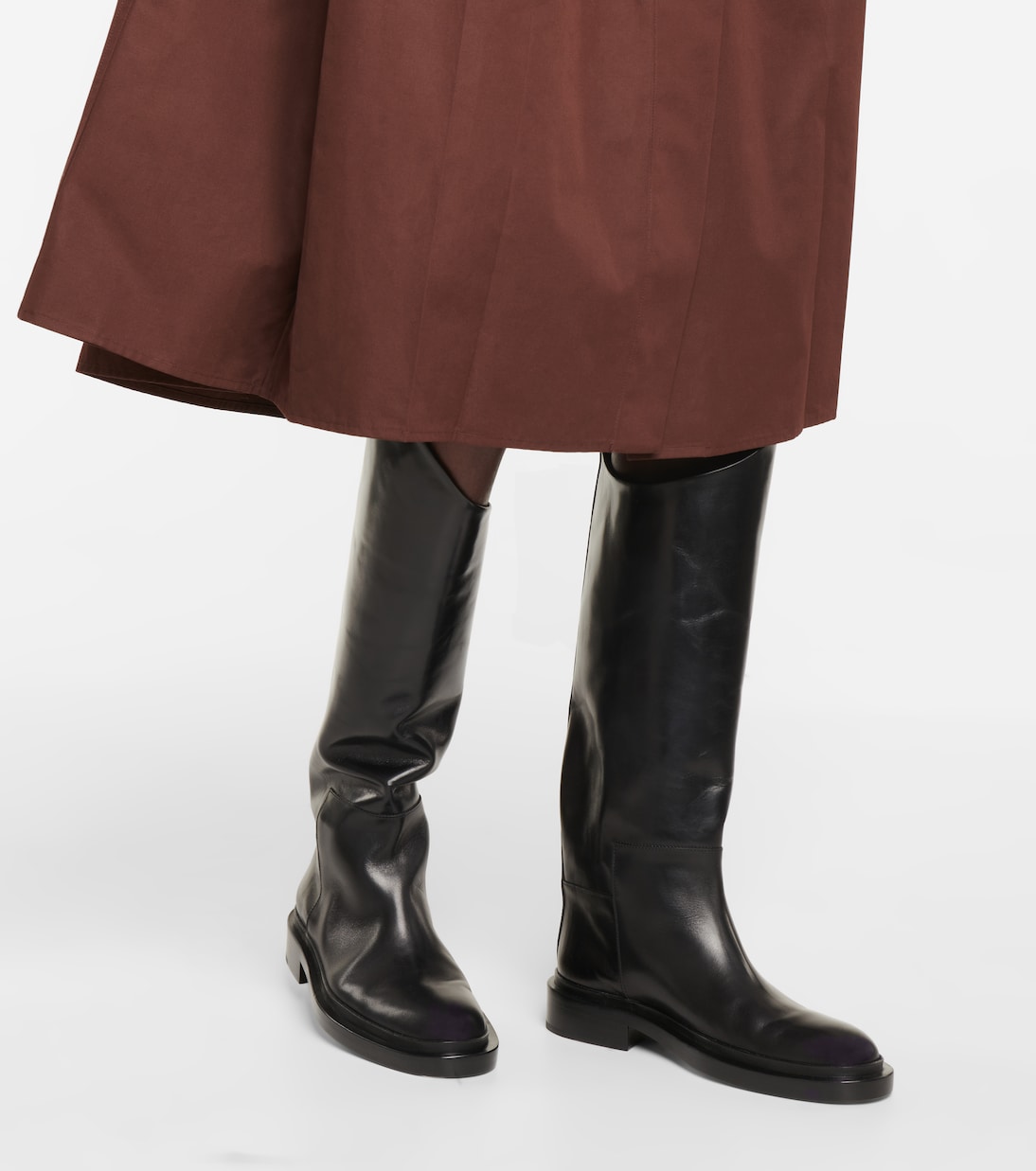 Leather riding boots | Jil Sander