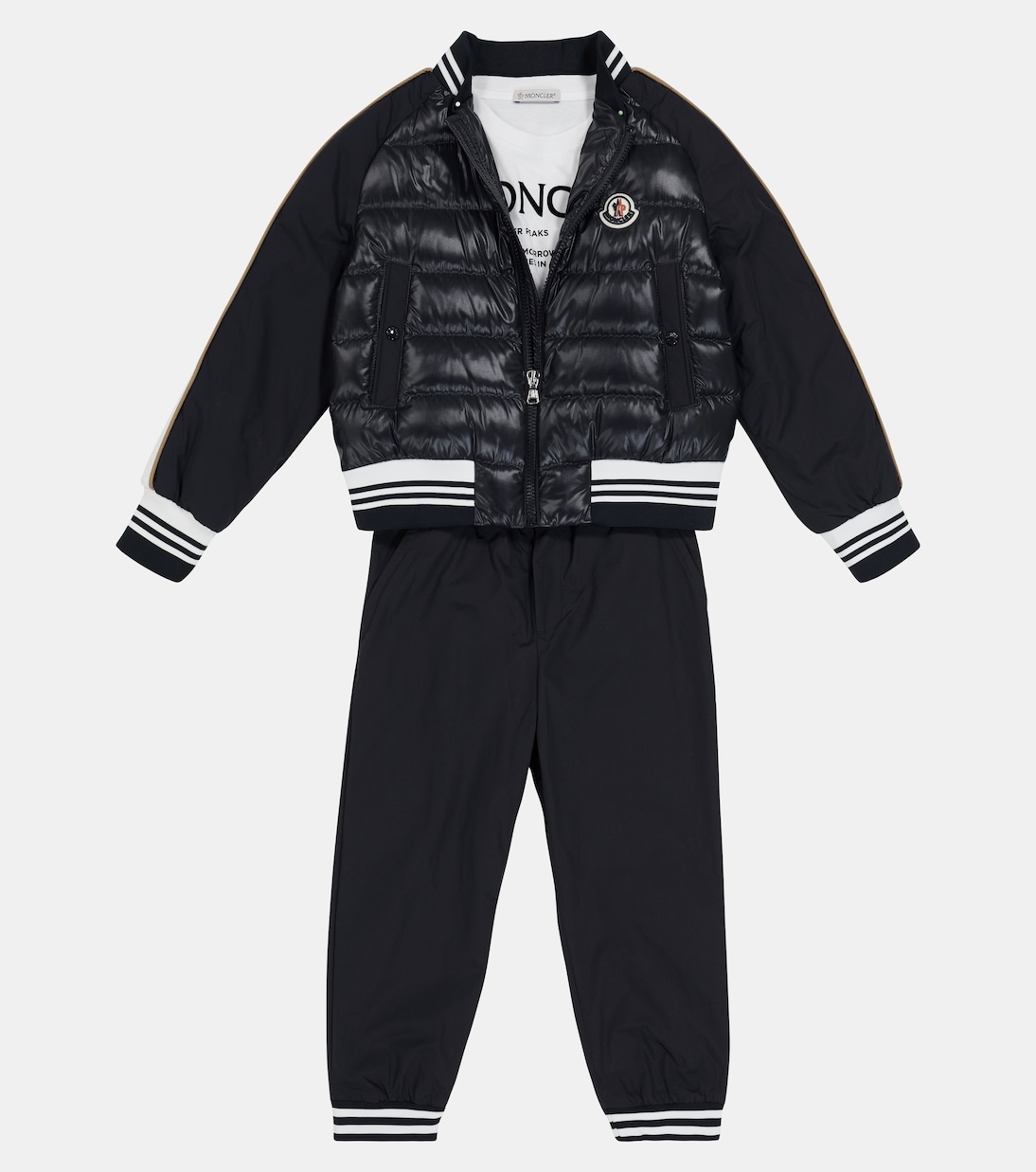 Striped logo sweatpants | Moncler Enfant