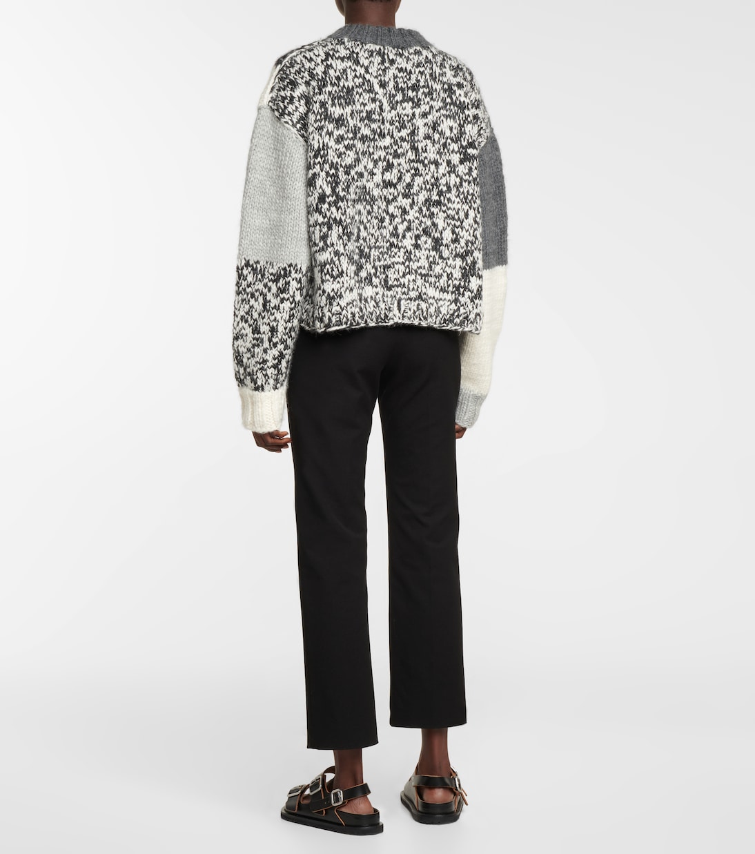 Pull intarsia en laine mélangée | Joseph