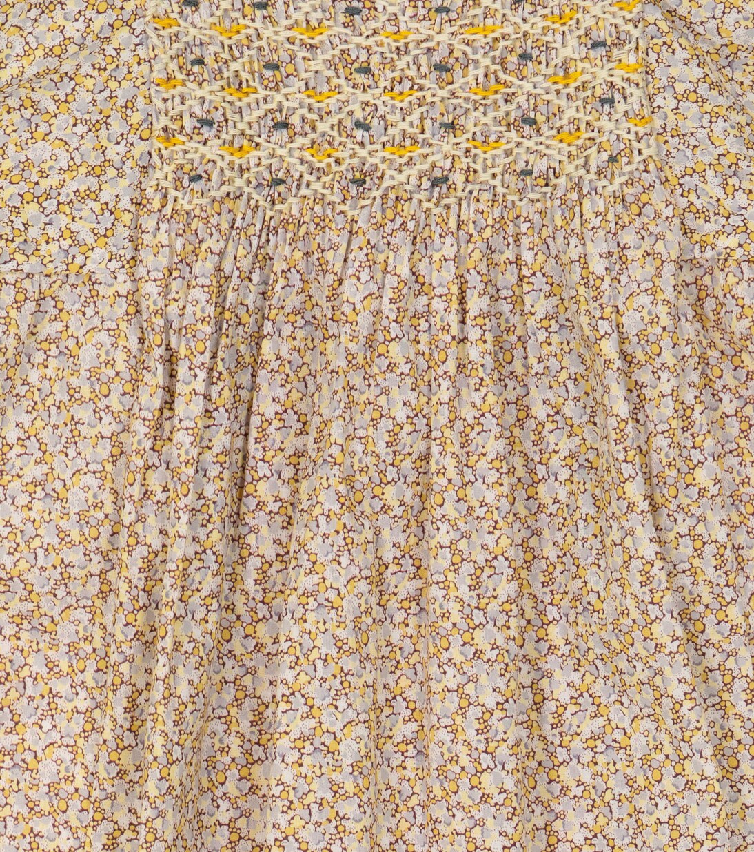 Baby Cadelili smocked cotton dress | Bonpoint