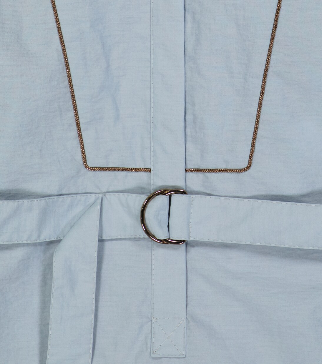 Embellished puff-sleeve dress | Brunello Cucinelli Kids