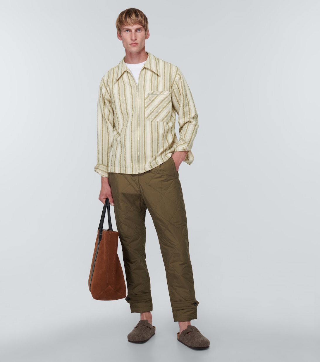 Atlantic striped cotton jacket | Wales Bonner