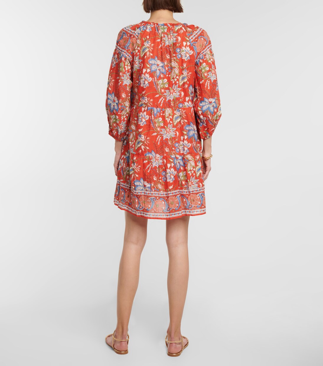 Robe Lilah imprimée en coton | Velvet