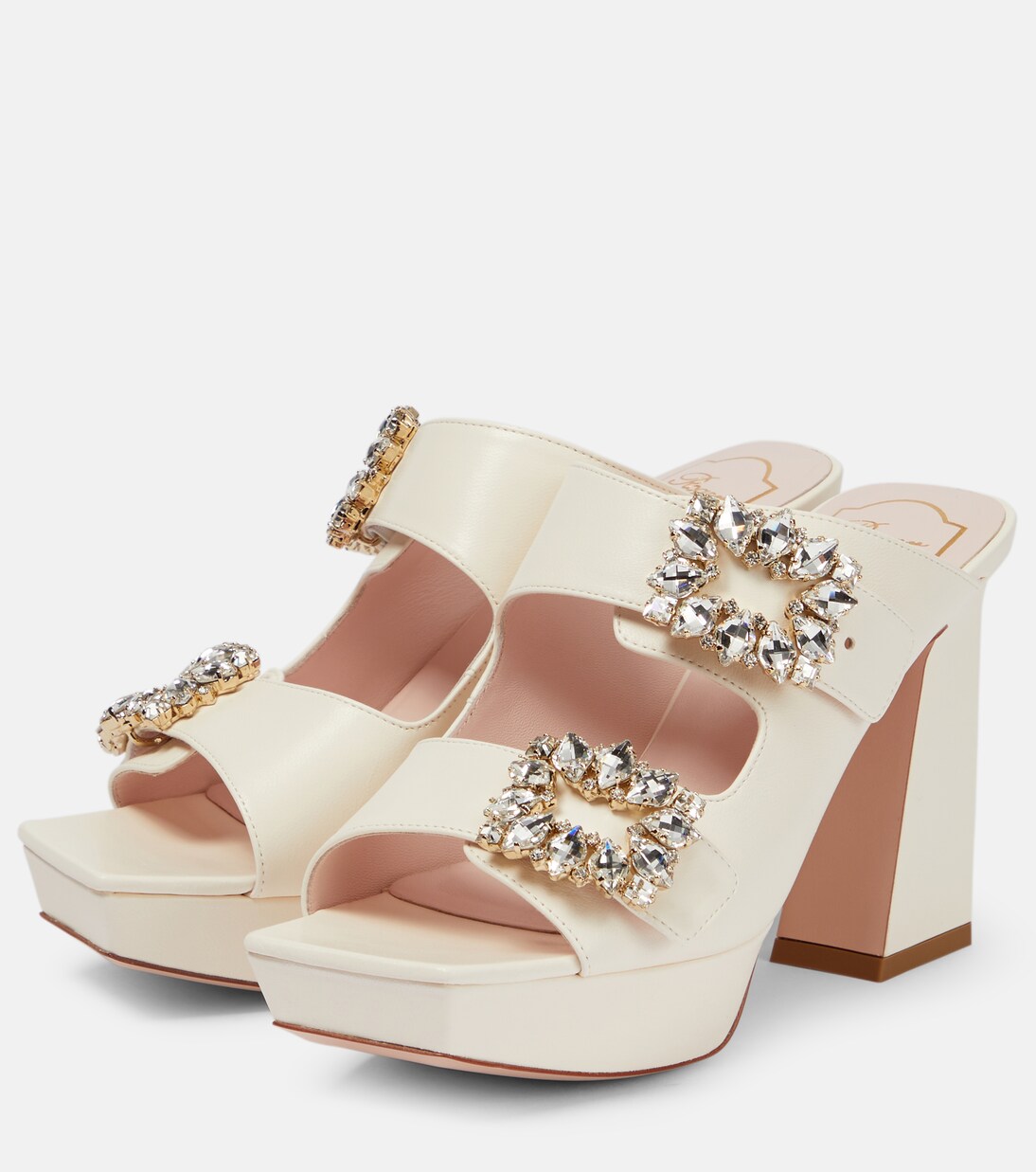 Plateausandalen aus Leder | Roger Vivier