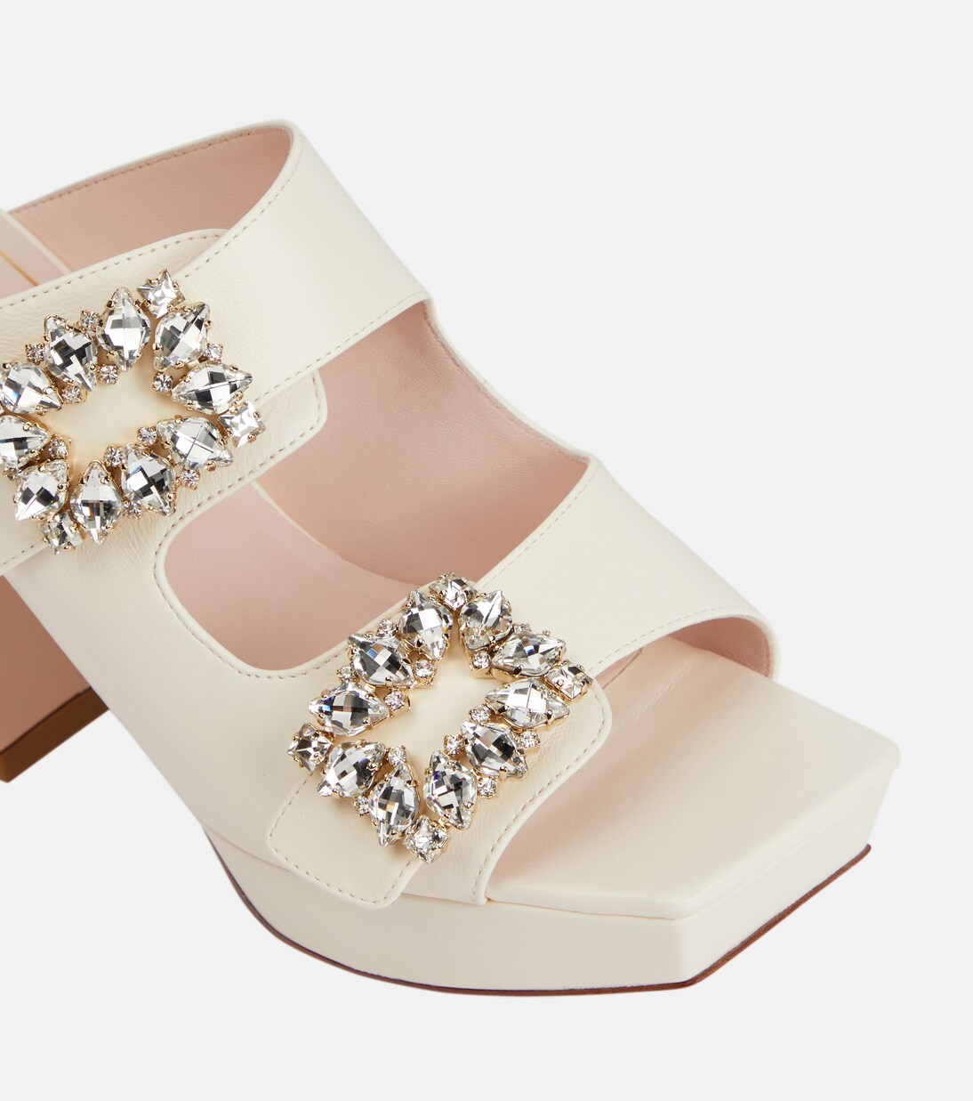 Plateausandalen aus Leder | Roger Vivier