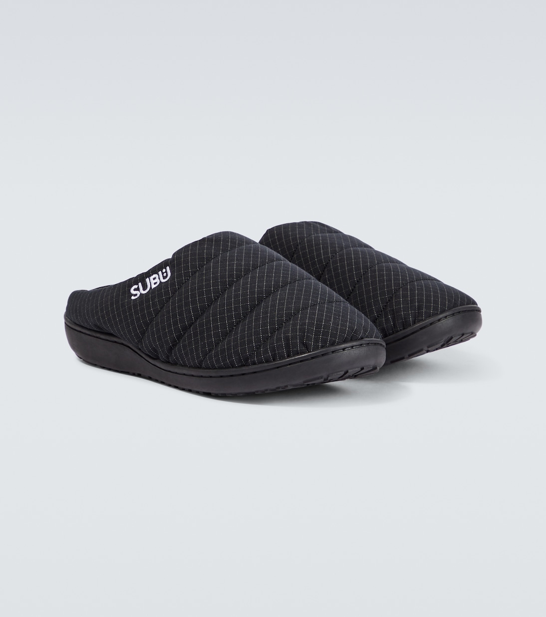 x Subu striped padded slippers | And Wander