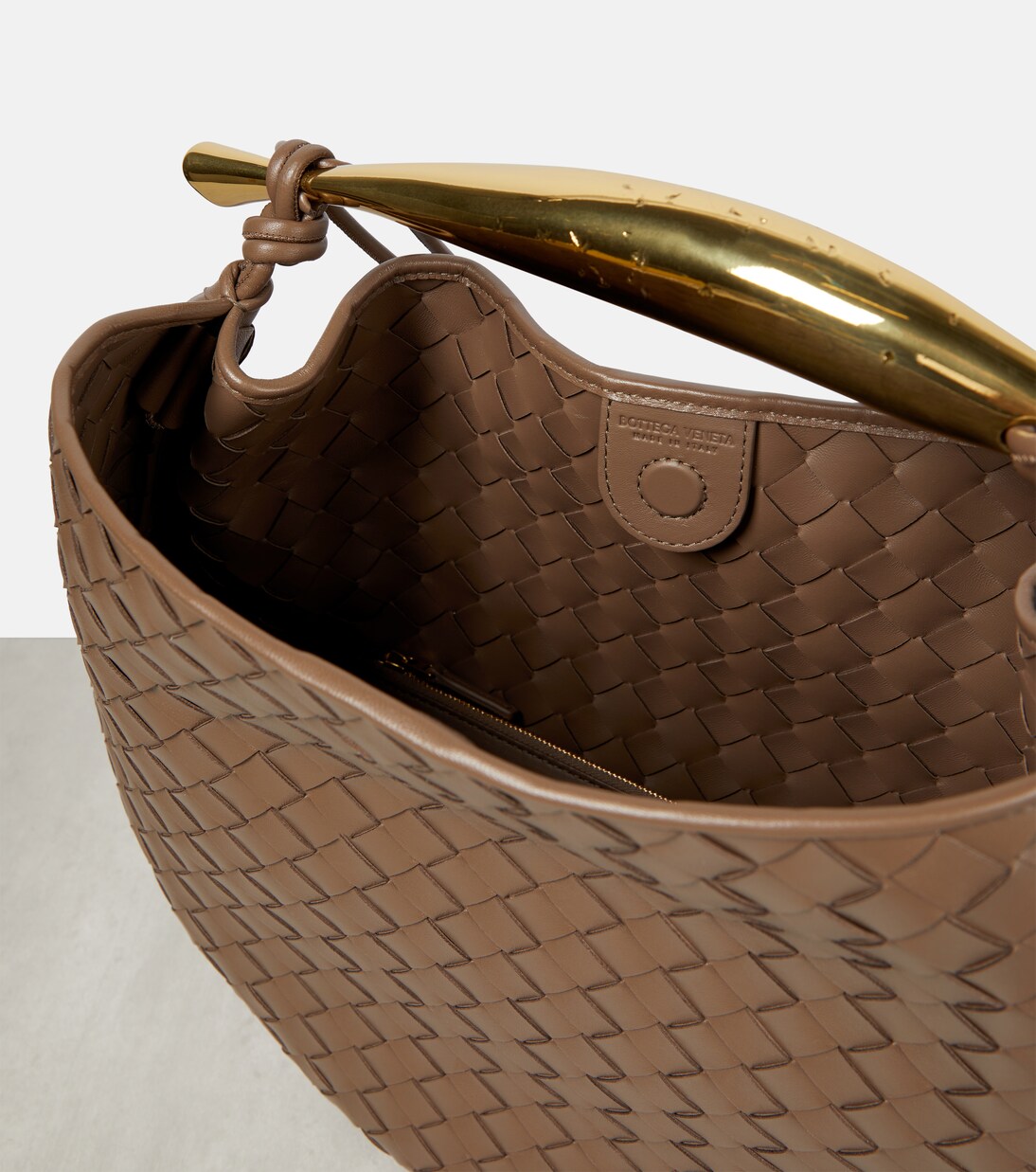 Sardine Intrecciato Large leather tote bag | Bottega Veneta