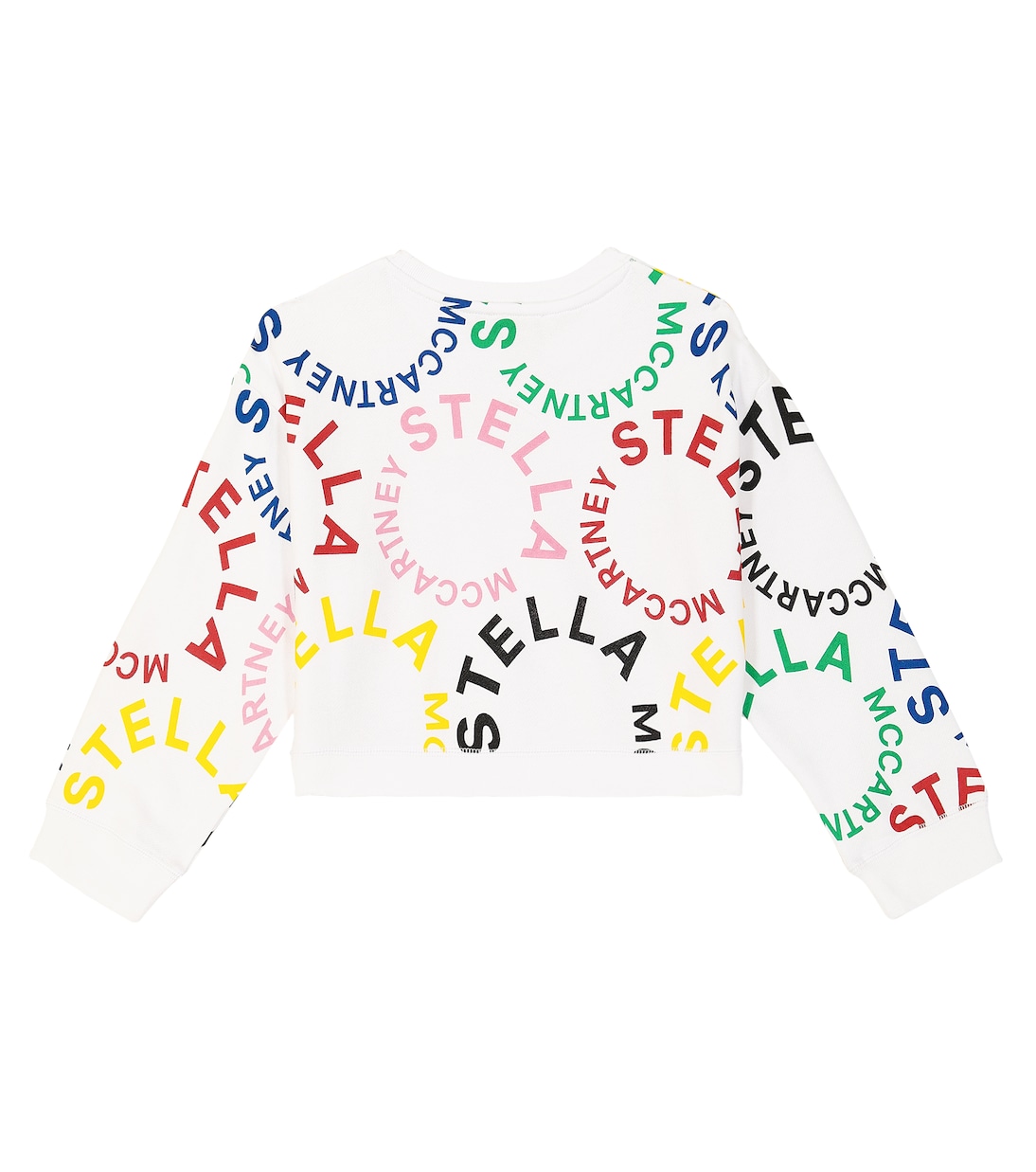 Logo cotton jersey sweatshirt | Stella McCartney Kids