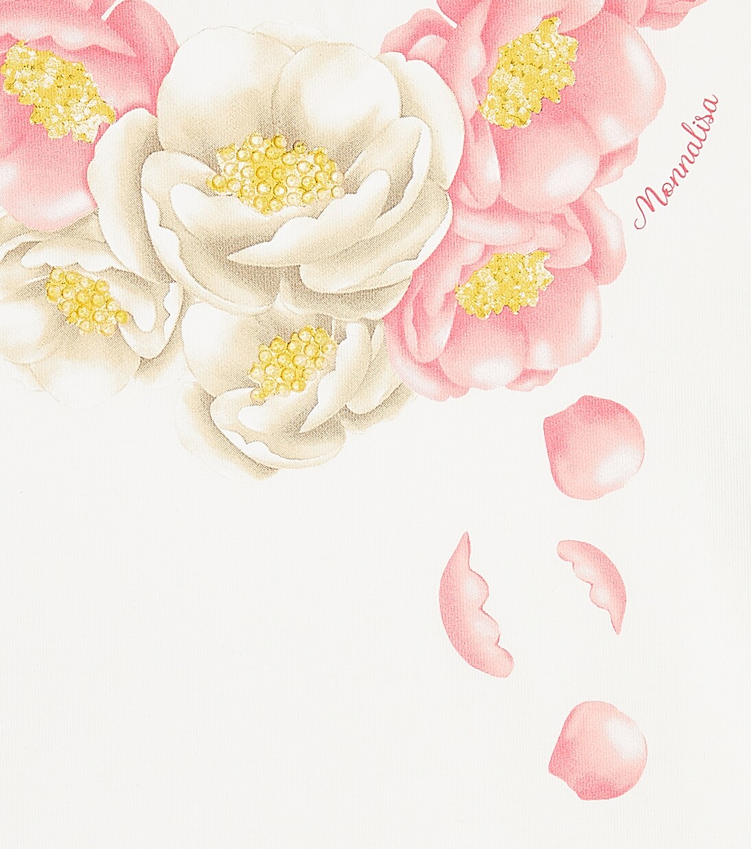 Floral cotton jersey T-shirt | Monnalisa