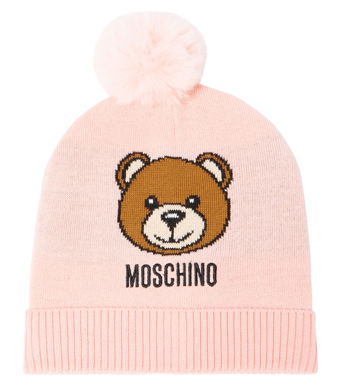 Teddy Bear wool-blend beanie | Moschino Kids