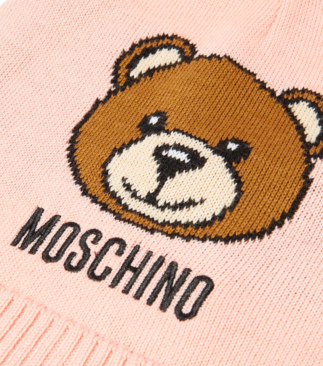 Teddy Bear wool-blend beanie | Moschino Kids