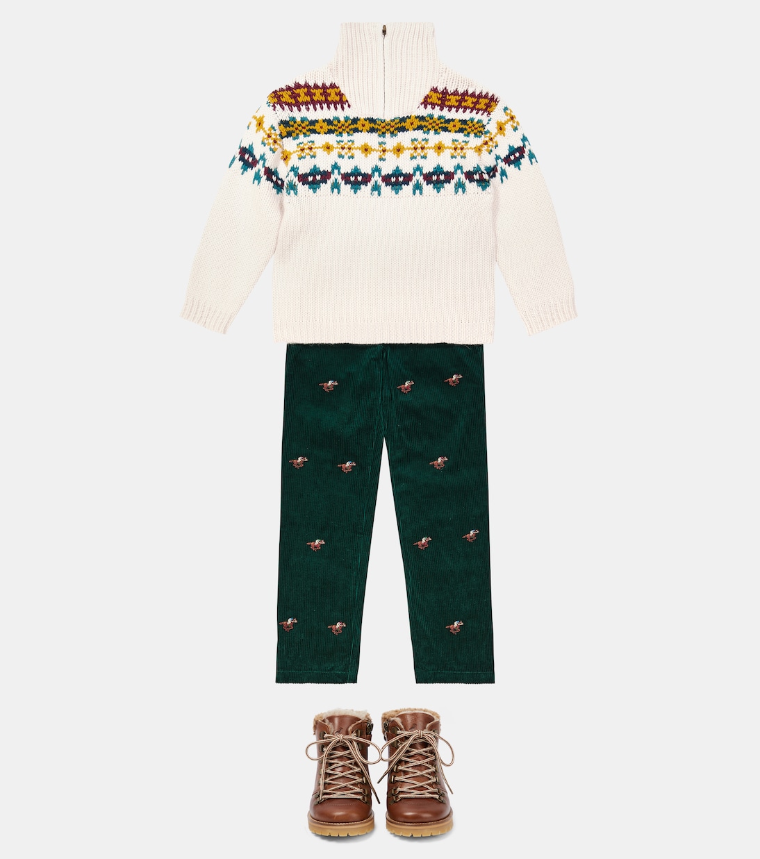 Jersey Usman con motivo Fair Isle | Louise Misha