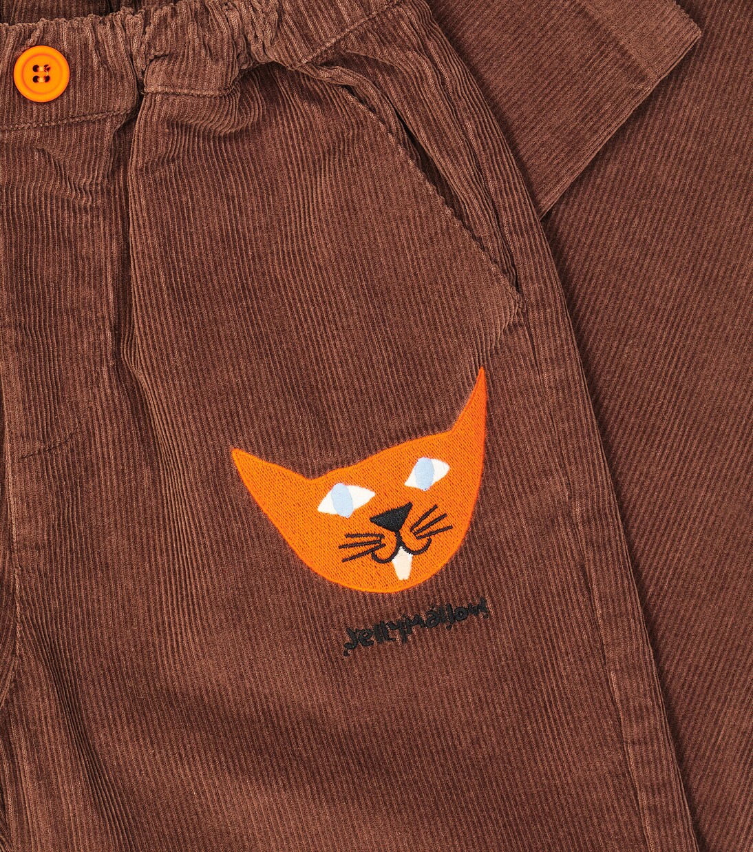 Cat cotton corduroy pants | Jellymallow