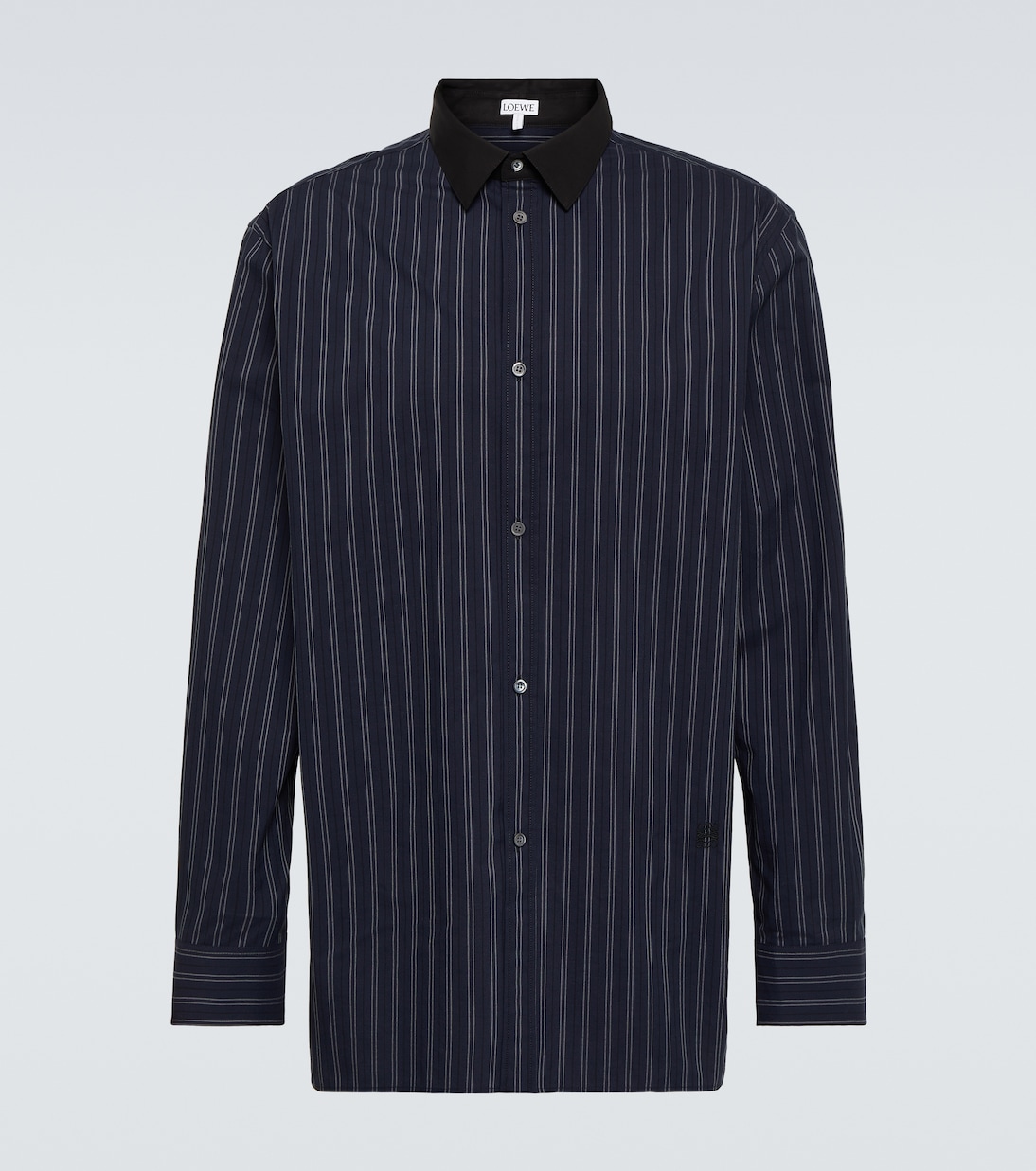 Camisa de popelín de algodón a rayas | Loewe