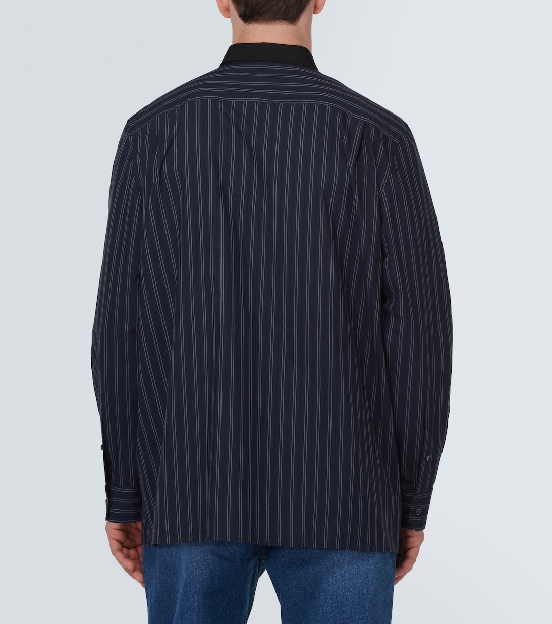 Camisa de popelín de algodón a rayas | Loewe