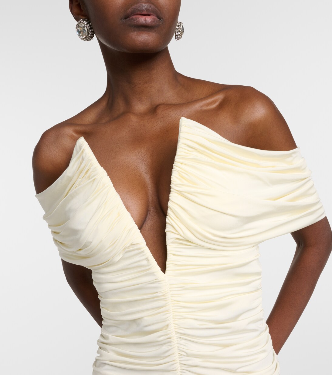 Robe à encolure bardot | Magda Butrym