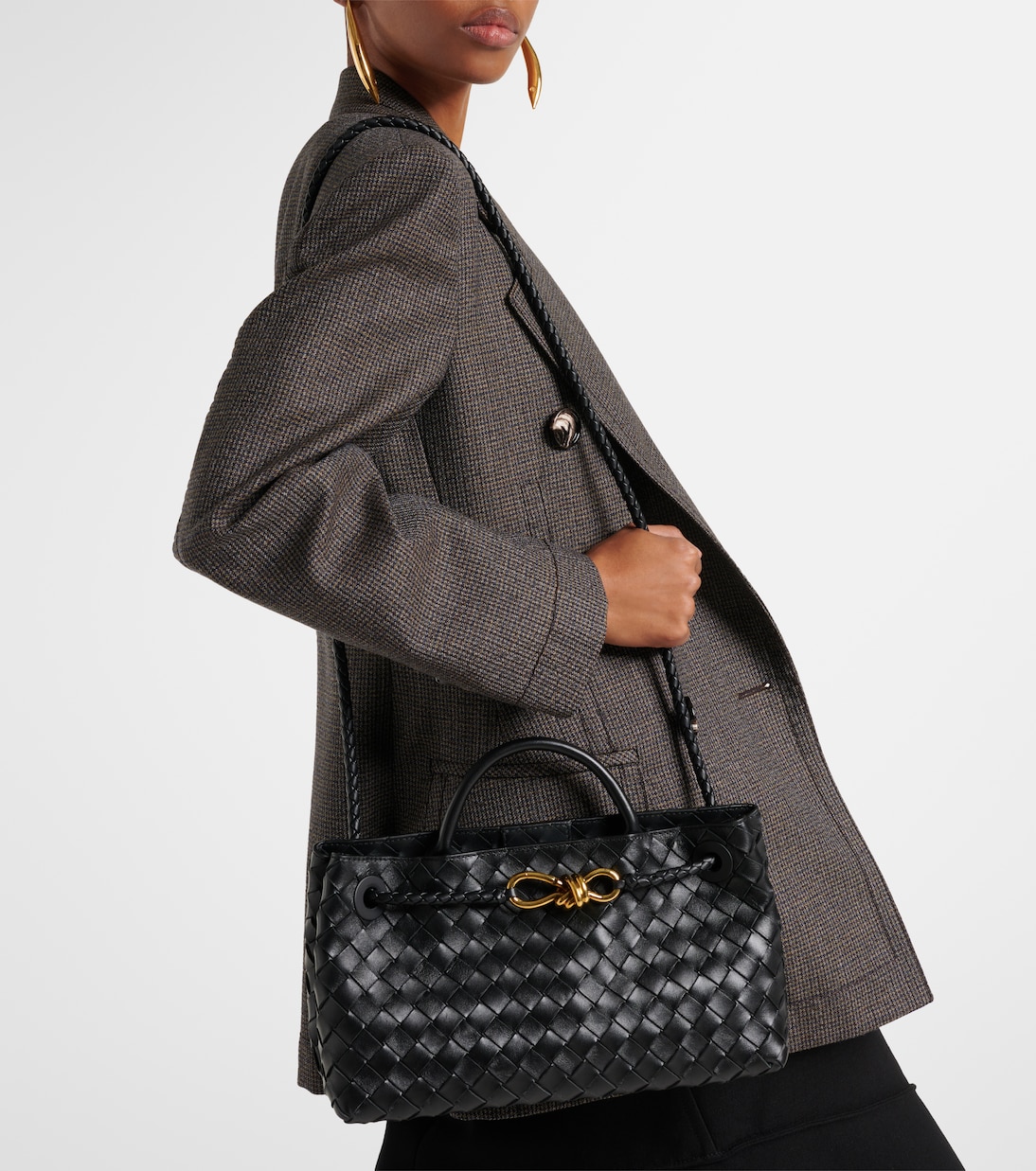 Sac East-West Andiamo en cuir Intrecciato  | Bottega Veneta